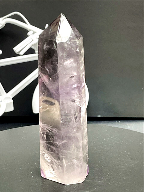 AAA級家庭円満◆天然アメジスト六角柱186G2-33G08B拍卖