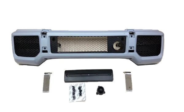 【新商品】W463 前期→G63/G65仕様 フロントバンパー ゲレンデ Gクラス 社外品 メルセデスベンツ W463-005拍卖