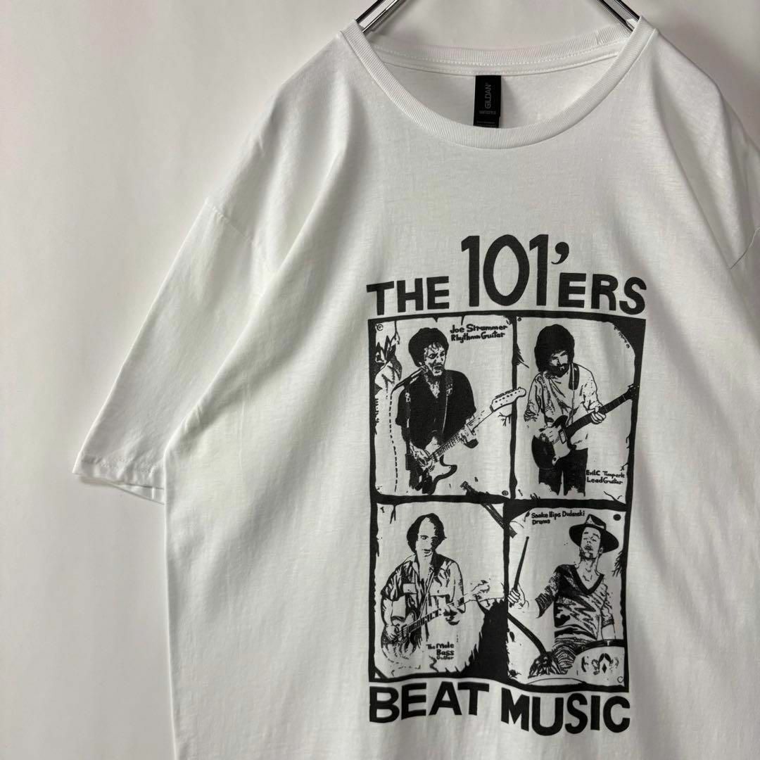 The 101'ers バンドTシャツ ジョー・ストラマー Lサイズ クラッシュ ホワイト パブロック拍卖