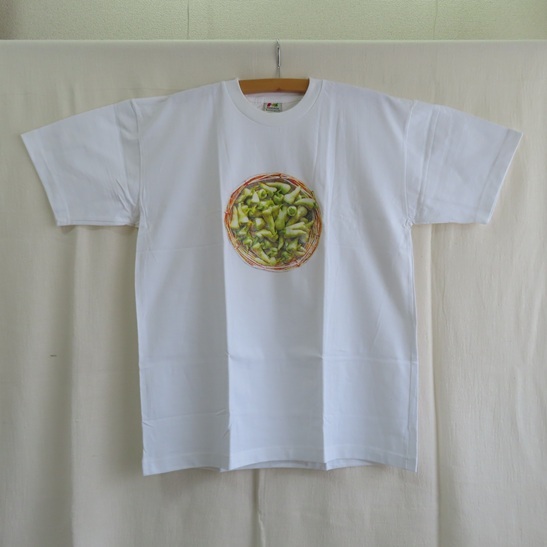 〓 新品 〓 唐辛子 Tシャツ 〓 エスニック アジアン アジア ホワイト 白 とうがらし トウガラシ おしゃれ 〓E748拍卖