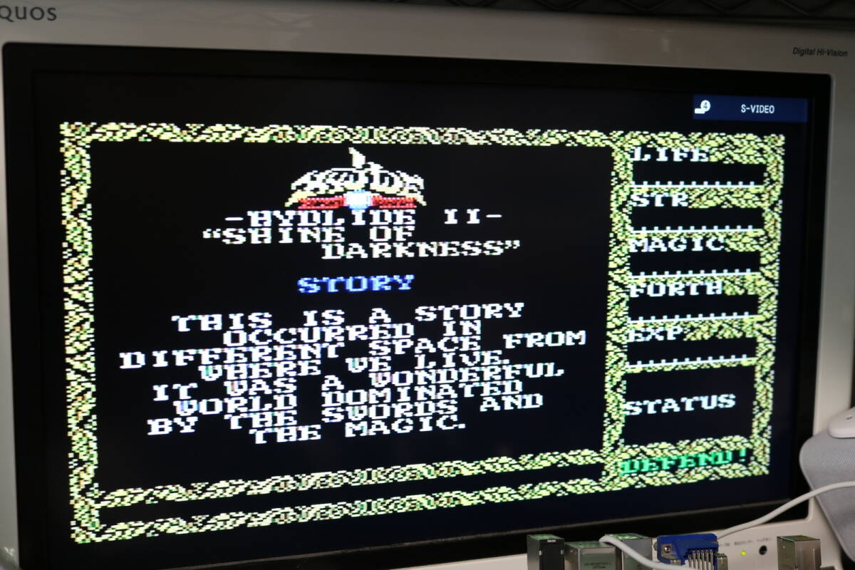 起動確認済み MSX ハイドライドⅡ ハイドライド2 内蔵電池交換済み T&E SOFT レトロゲーム ソフト ROMカセット 拍卖