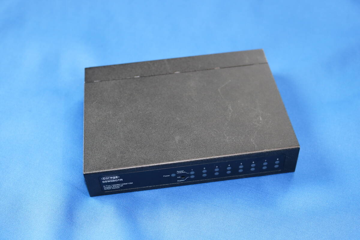 corega CG-SSW08GTR VLAN/LAG対応 ギガビット8ポートスイッチ 拍卖
