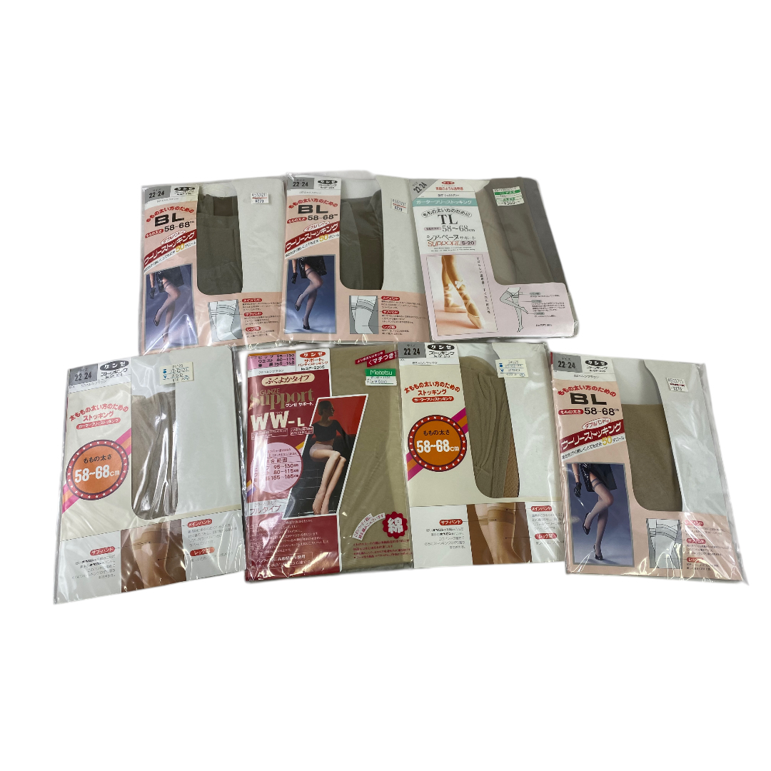グンゼ ゆったりストッキング ガーターフリー パンティーストッキング cc350拍卖