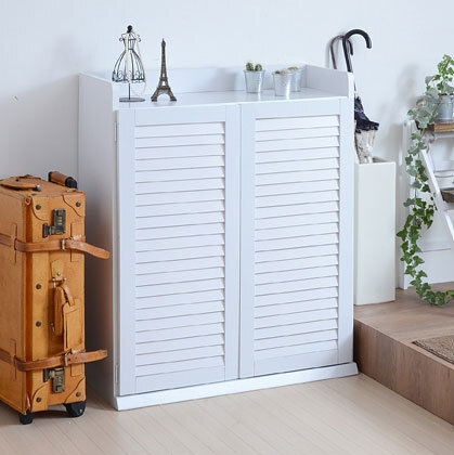 靴箱 シューズボックス 下駄箱 シューズラック 靴 収納 幅75 奥行33 薄型 玄関収納 むれない ルーバー 式 扉 下足入れ 靴箱 玄関 靴入れ シ拍卖