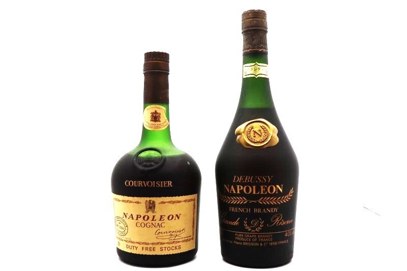 COURVOISIER/ NAPOLEON クルボアジュ ナポレオン DEBUSSY NAPOREON/ ドビュッシー ブランデー コニャック 古酒拍卖