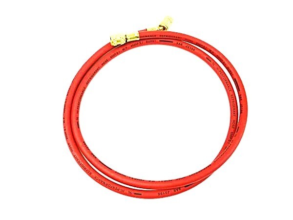【クリックポストは送料無料】R32、 R410a用 チャージングホース 赤 150cm ☆全長1.5mで取り回しがラクラク!拍卖