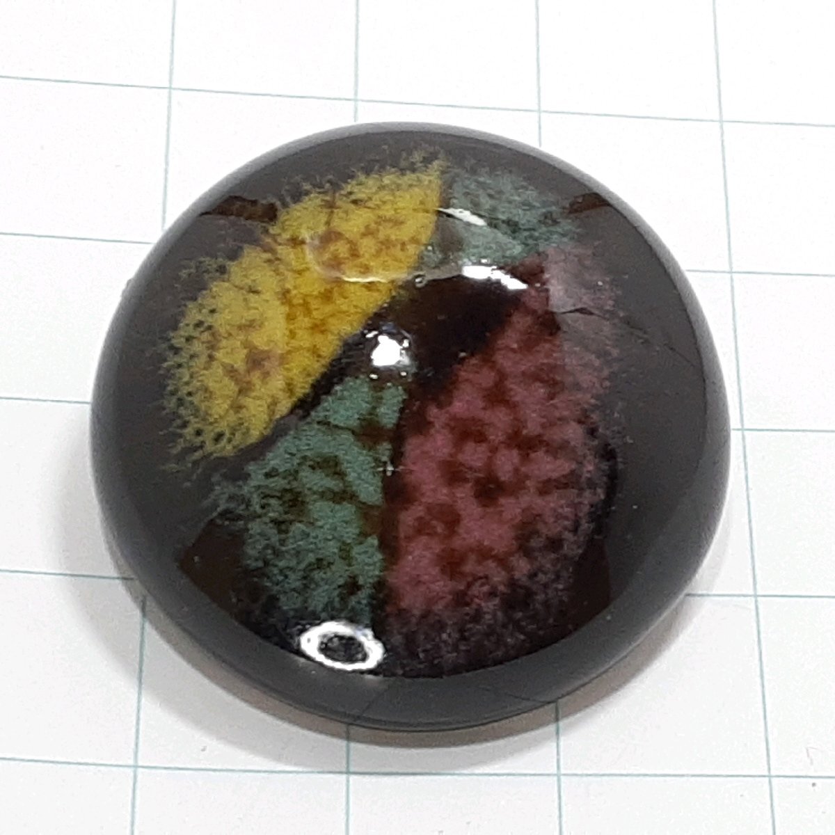 送料無料)ビンテージ☆陶器 作家もの☆アンティーク ブローチ A31195拍卖