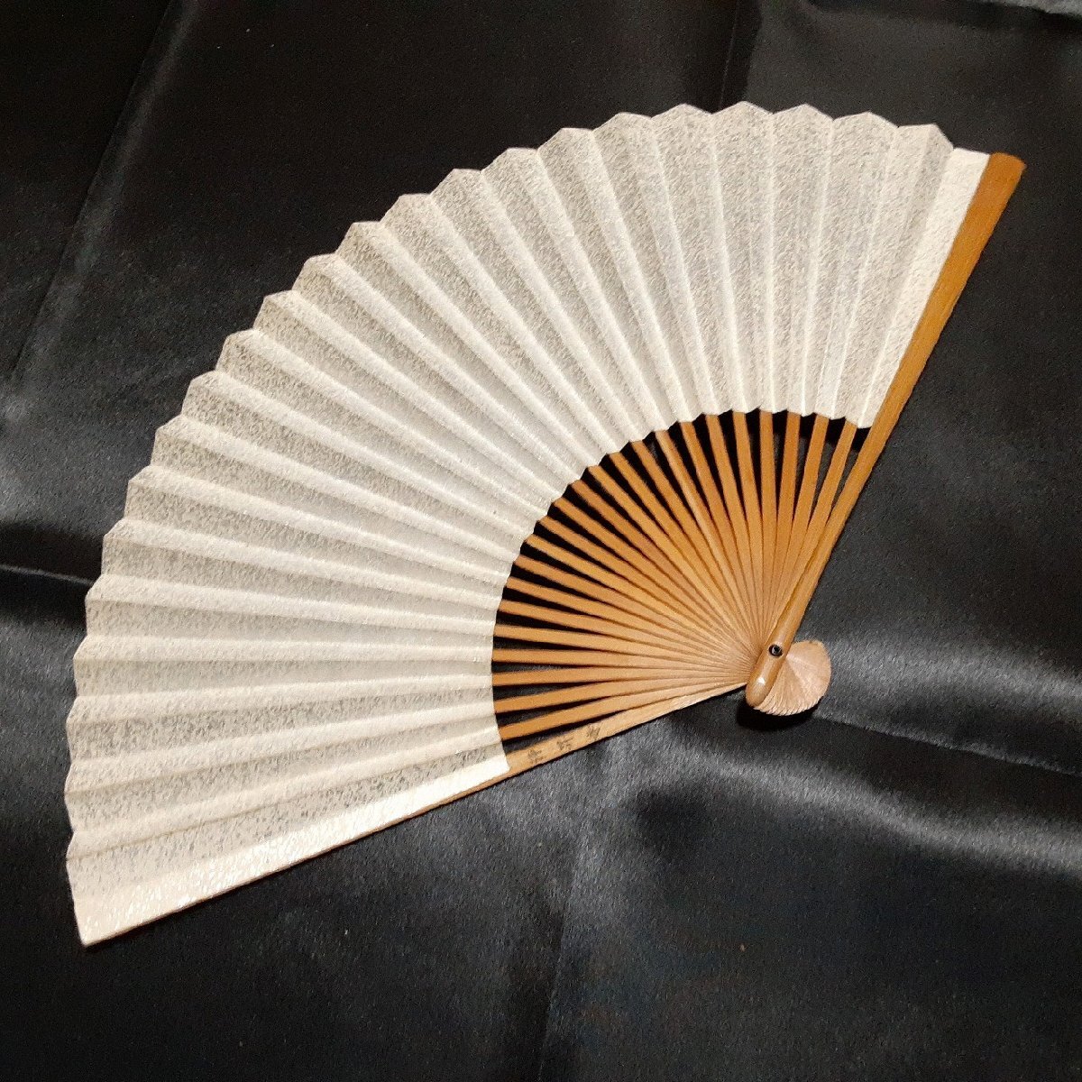 送料無料)竹製 縦幅22cm 古扇子 A31254拍卖