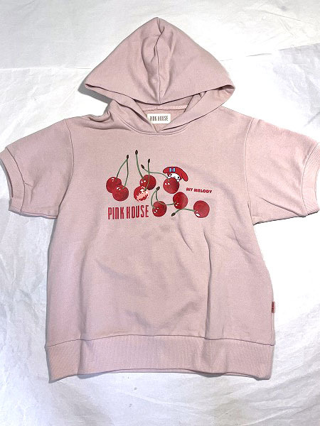 C450 ピンクハウス ピンク マイメロディ コラボ フード 半袖トレーナー拍卖
