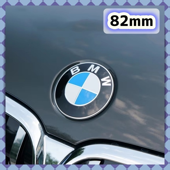 青 BMW エンブレム ボンネット 82mm フロントキャップ バンパー F20 F21 F40 F22 F23 F44 F45 F46 F87 F30 F31 F34 F80 F36 F82 F83拍卖