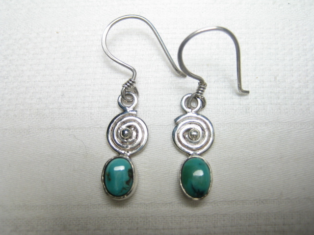 ◎即決●ターコイズ(トルコ石) シルバーピアス NO.212拍卖