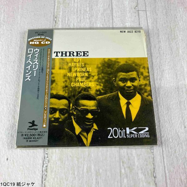 1QC19 紙ジャケ CD / ロイ・ヘインズ ウィ・スリー HQCD / Roy Haynes We Three拍卖