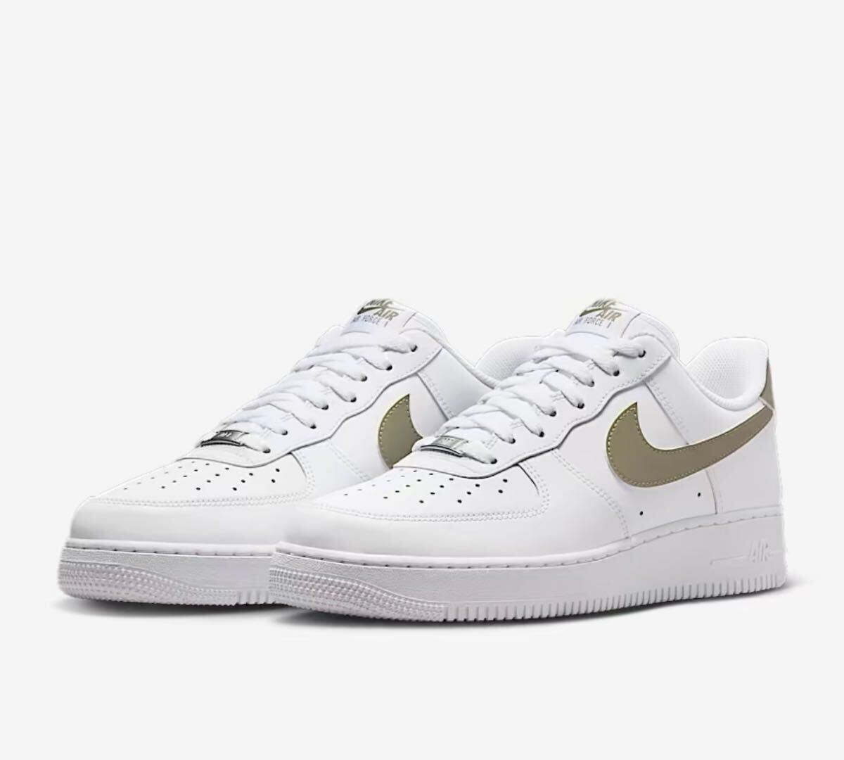 ナイキ 正規品 新品 エア フォース 1 '07 27cm FJ4146-116 完売品 ホワイト ライトアーミー 1点のみ 送料無料拍卖