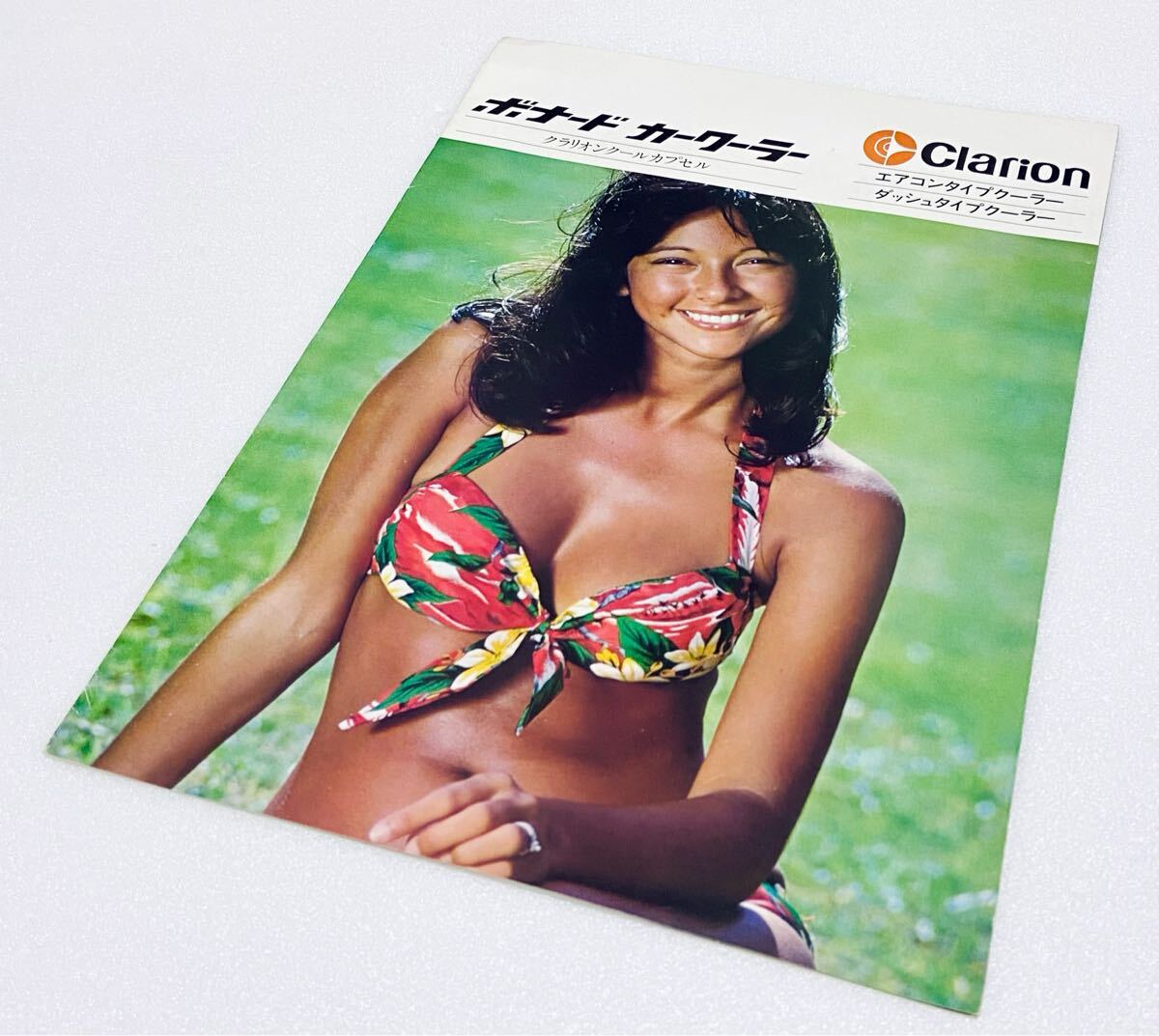 レア アグネスラム ビキニ水着表紙 ボナード カークーラー カタログ クラリオン 昭和レトロパンフレット 販促冊子チラシ 希少 j拍卖