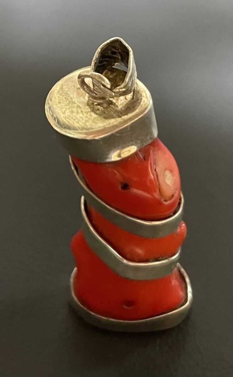 ★激レア★珊瑚 925シルバー製 ペンダント拍卖