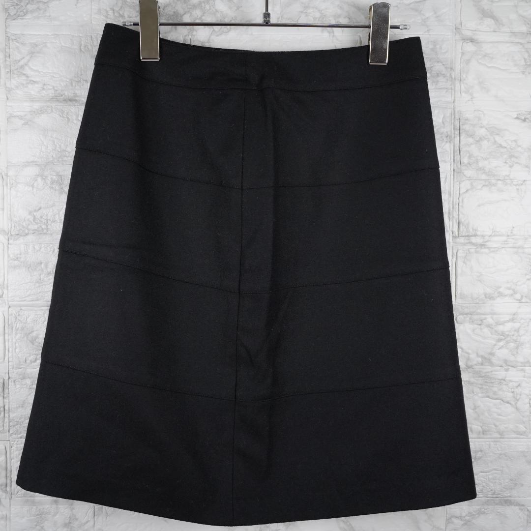 ANAYI スカート ブラック #38 毛 アナイ 黒拍卖