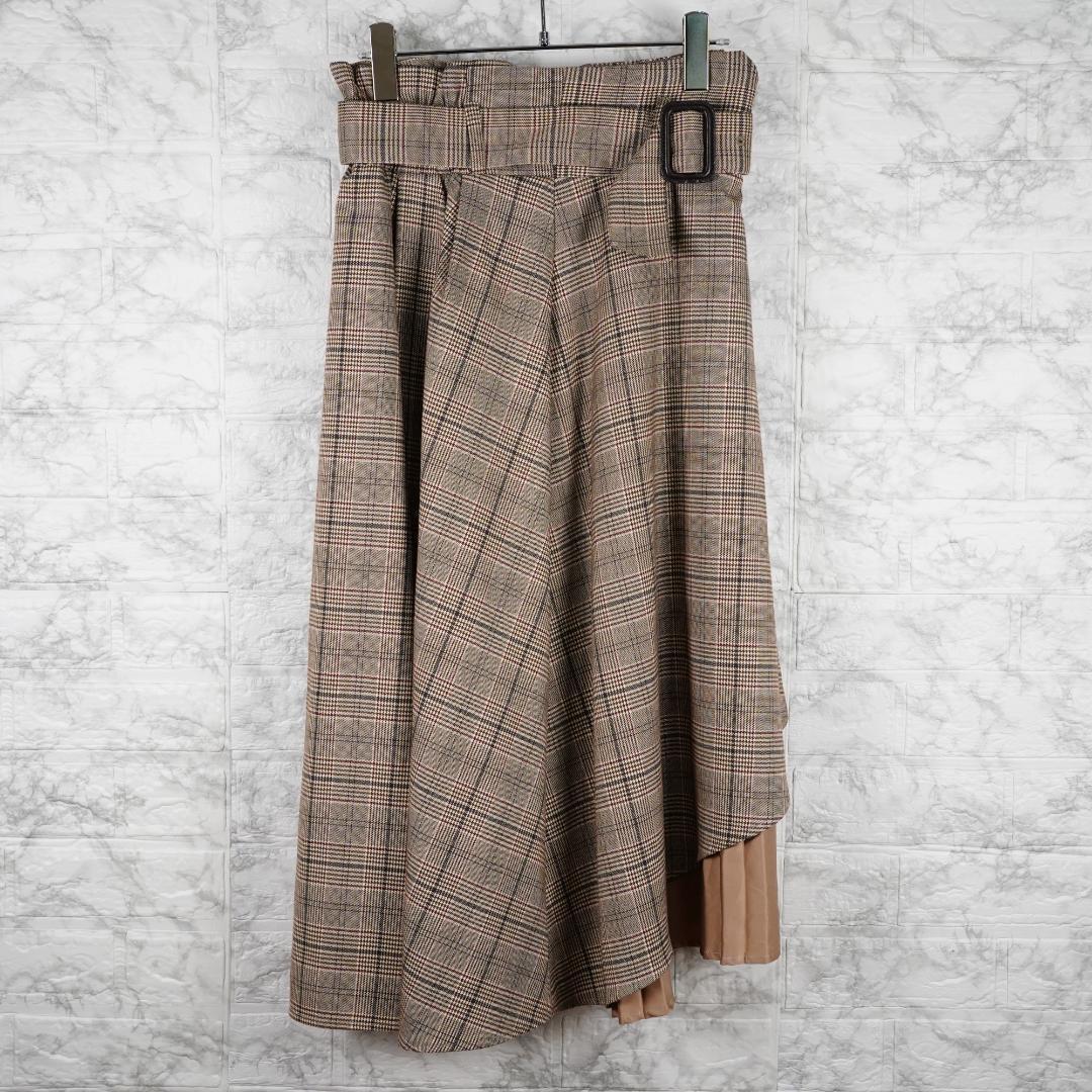 Noela スカート ブラウン系 Sサイズ レーヨン混拍卖