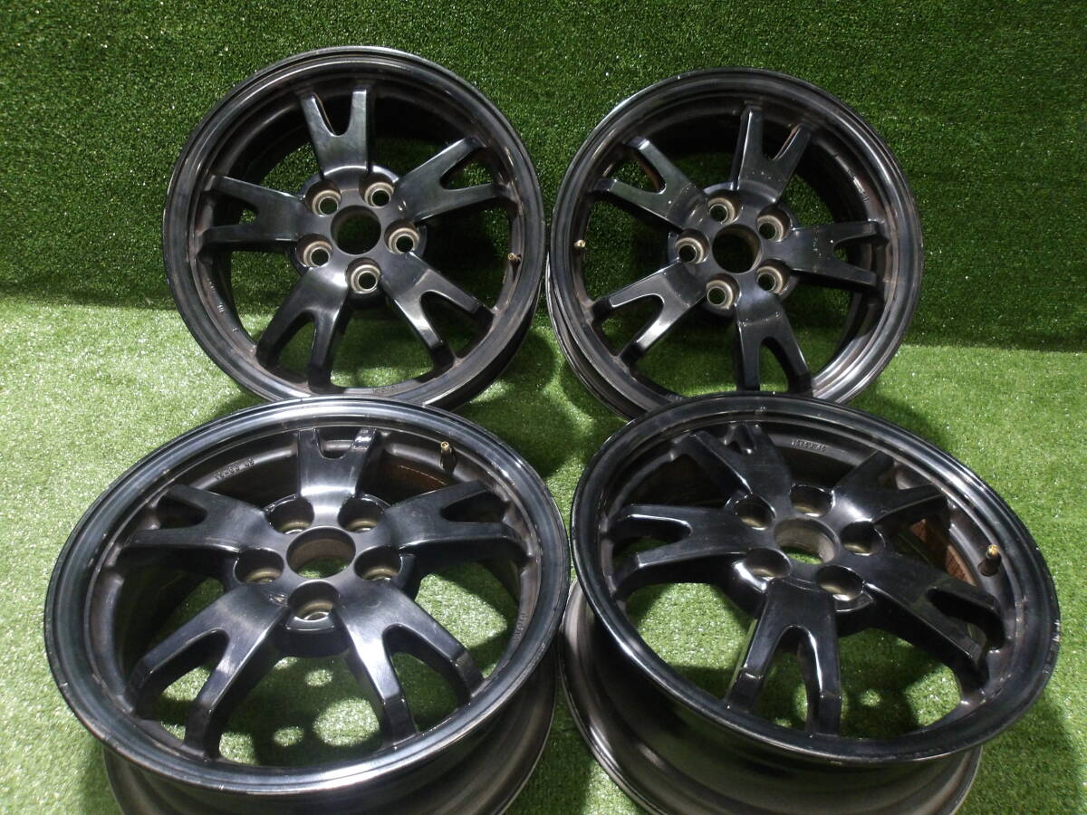 ☆ トヨタ 純正 15インチ 15×6J +45 PCD100 5H ブラック ホイール 4本 プリウス30 ☆拍卖