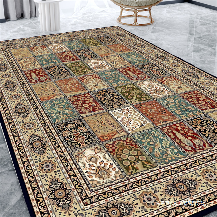 新作新品稀少色 家庭用カーペット 北欧民族風カーペットアメリカンリビングソファ茶ベッドルームカーペット200 300CM 拍卖