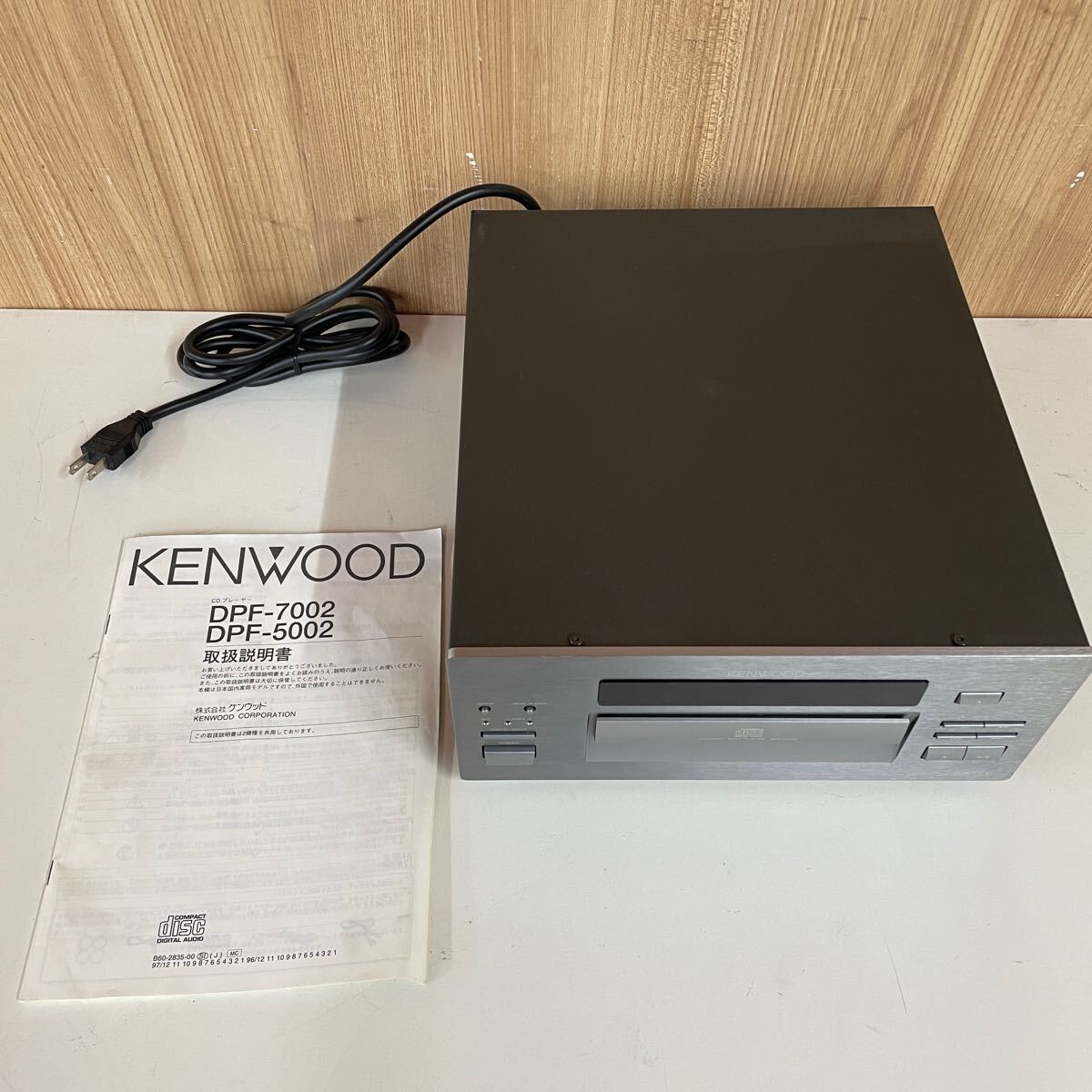【F-2】 Kenwood DPF-7002 CDプレーヤー 音出し可 ケンウッド 中古品 3559-173拍卖