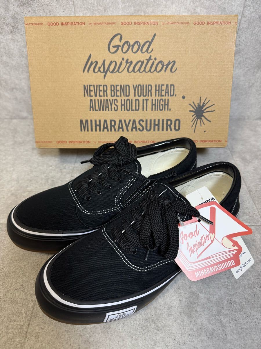 【新品未使用】GU×MIHARA YASUHIRO オリジナルソールスニーカーMY【26.0㎝】GoodInspiration 黒 ミハラヤスヒロ拍卖