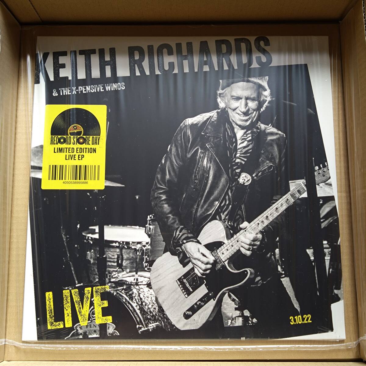 【新品未開封】 Keith Richards & The X-Pensive Winos Live 3.10.22 アナログレコード RSD2025 限定盤 Red Color キースリチャーズ 12 LP拍卖