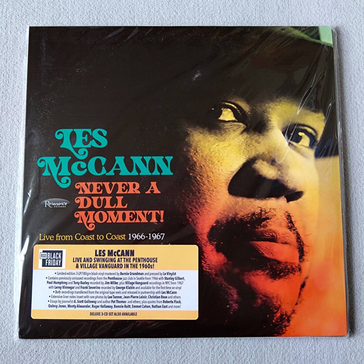 【新品未開封】 Les Mccann Never A Dull Moment! Live From Coast To Coast 1966-1967 アナログレコード 180g重量盤 3LP レス・マッキャン拍卖