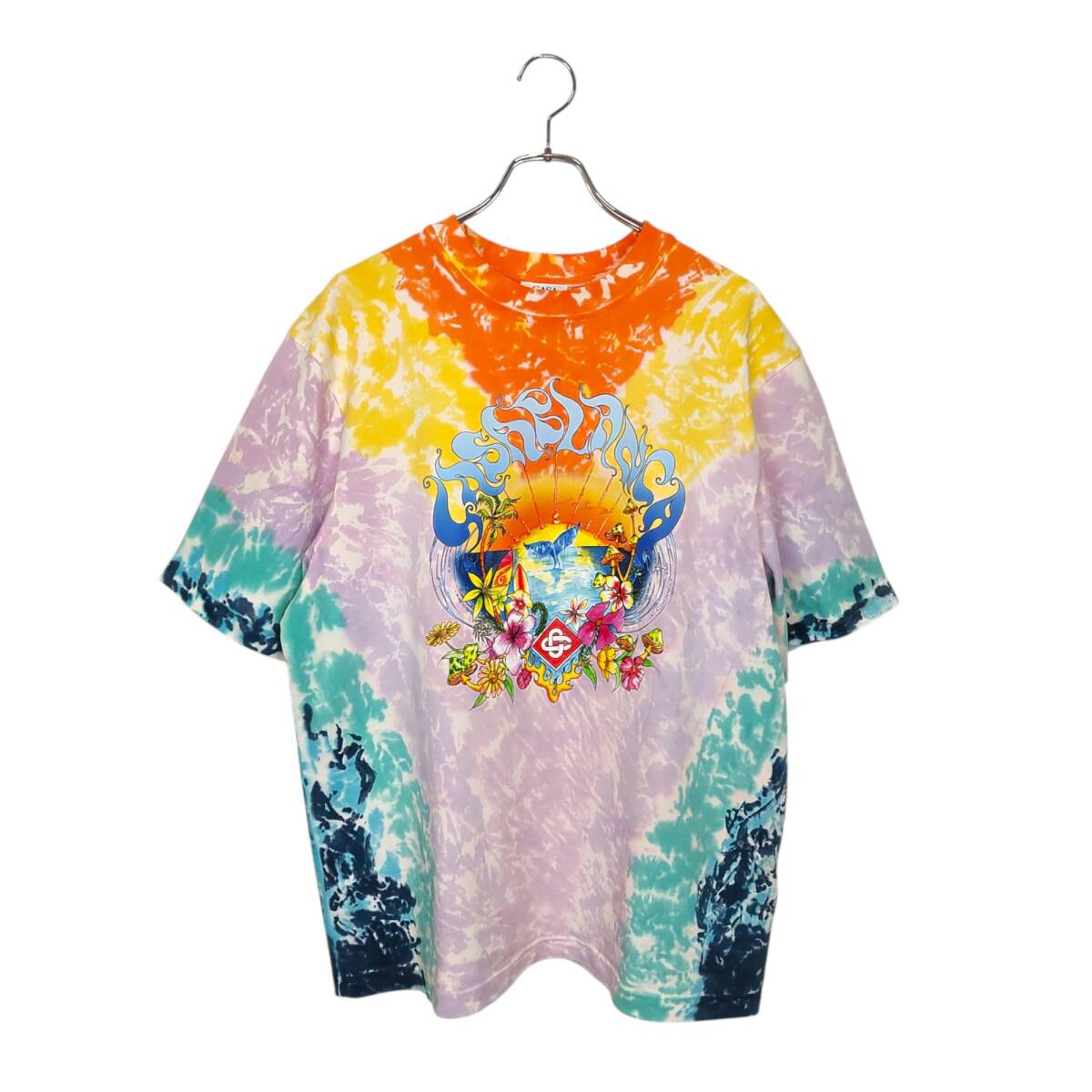 CASABLANCA カサブランカ 25SS サーフトリップ タイダイ Tシャツ MS25-JTS-027-01 M マルチ拍卖