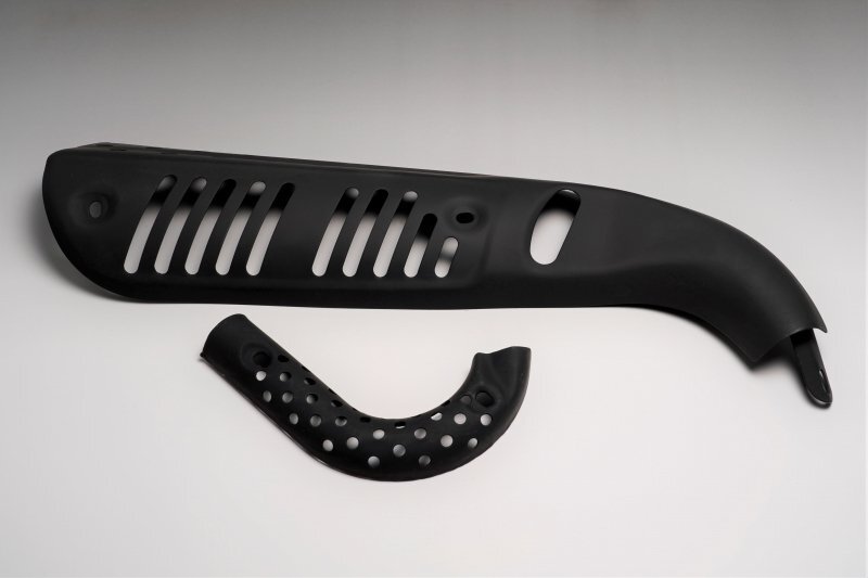 モンキー/ゴリラ マフラープロテクター ヒートガード つや消しブラック拍卖