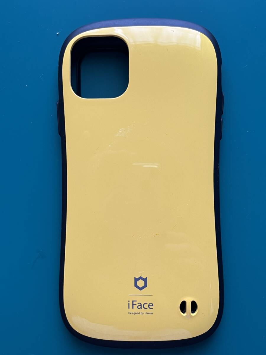 ★☆1円スタート 中古 スマホケース Hamme iFace iPhone 11 pro max イエロー 黄色☆★拍卖