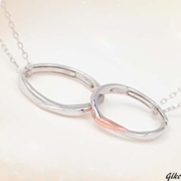 【ペアリングにチェーンを組み合わせた2WAY仕様】 ペアリング+ネックレス シルバー925 金属アレルギー対応 プレゼント ギフト拍卖