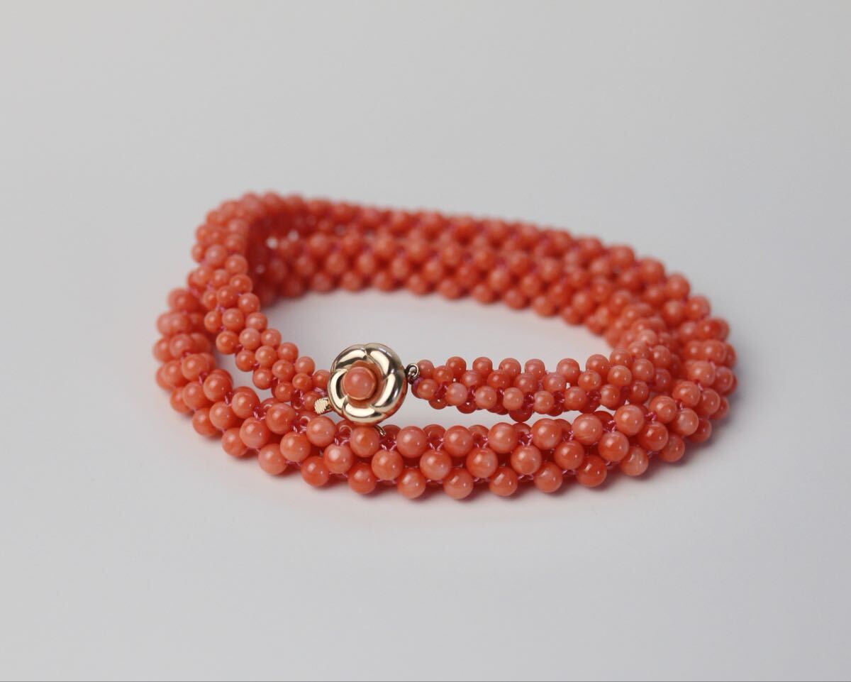 サンゴ ネックレス 珊瑚 アクセサリー k14拍卖