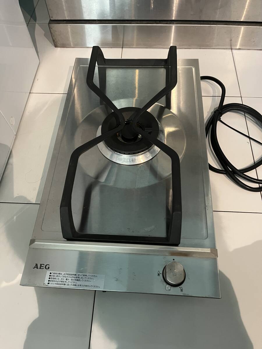 AEG 1口 ハイカロリーコンロ 353WK-m ガスコンロ ドロップイン 都市ガス Electrolux エレクトロラックス拍卖