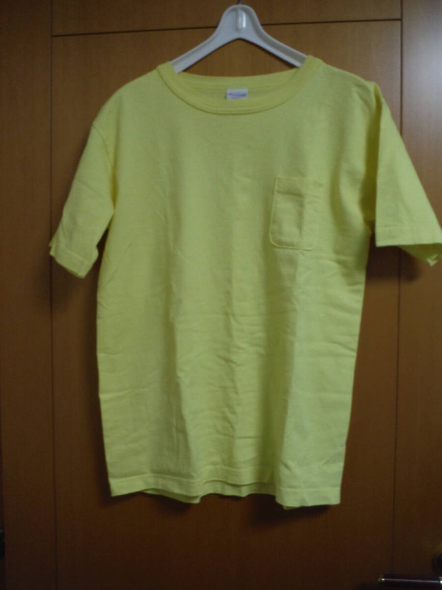 Champion チャンピオン T1011 T シャツ M レモンイェロー USA製 美品拍卖