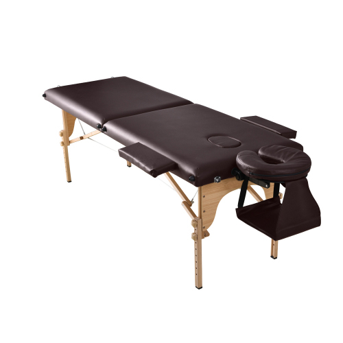 マッサージ ベッド マッサージベッド折りたたみ 施術ベッド マッサージ台 エストベッド 組立て不要 ブラウン拍卖