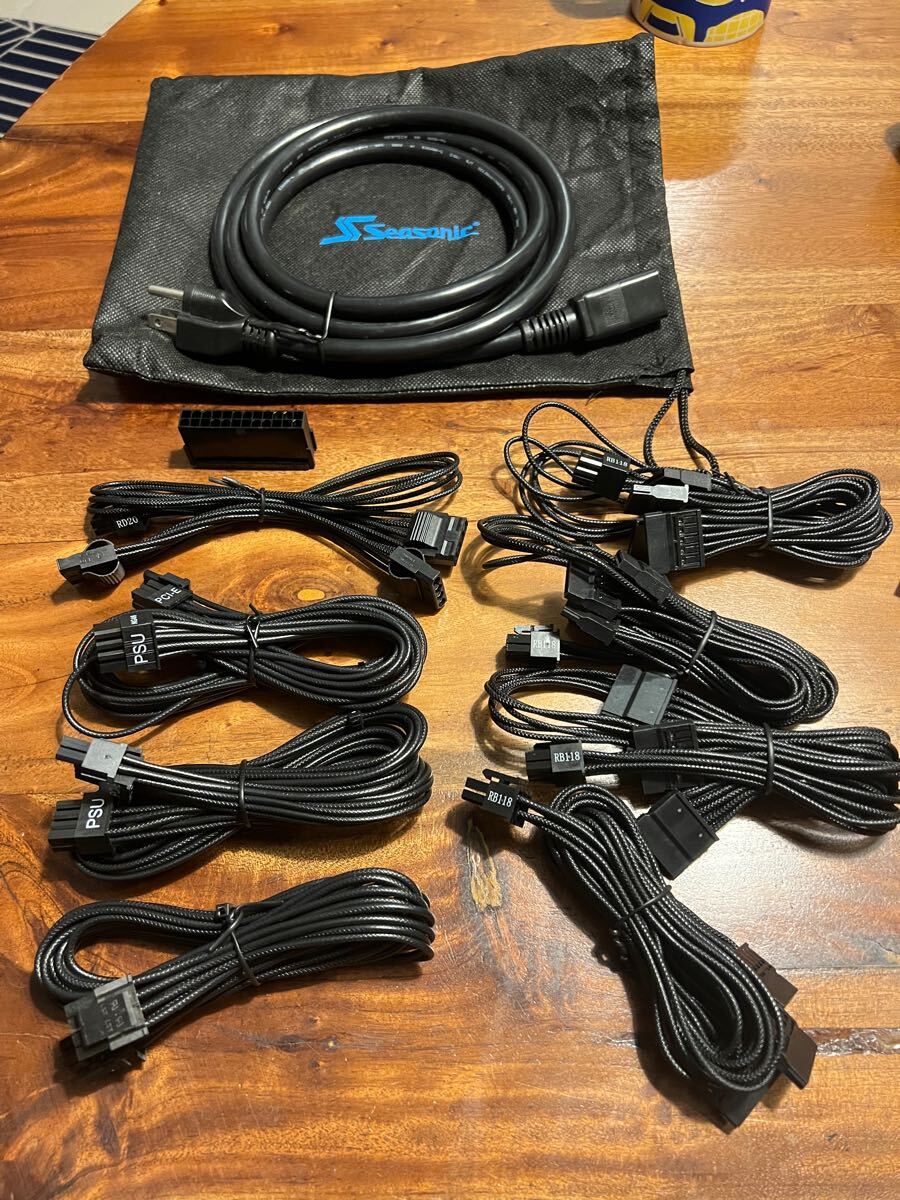 Seasonic vertex-px-1600付属 電源ケーブルセット 未使用品 シーソニック PRIMEシリーズ PX PSU(PX-1200 1300W 1200W 1000W ハイブリッド)拍卖