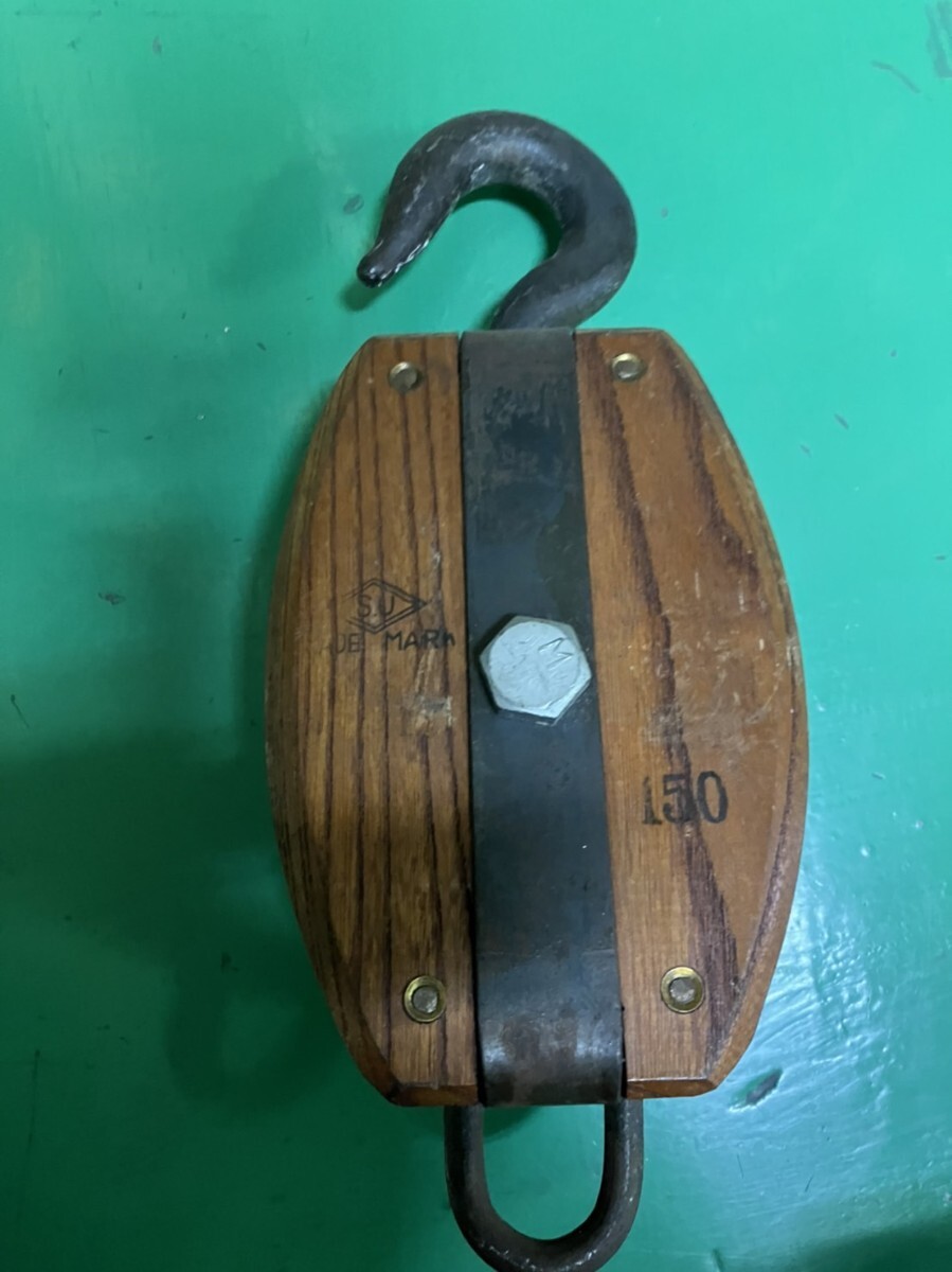 木滑車 1車 150m/m拍卖