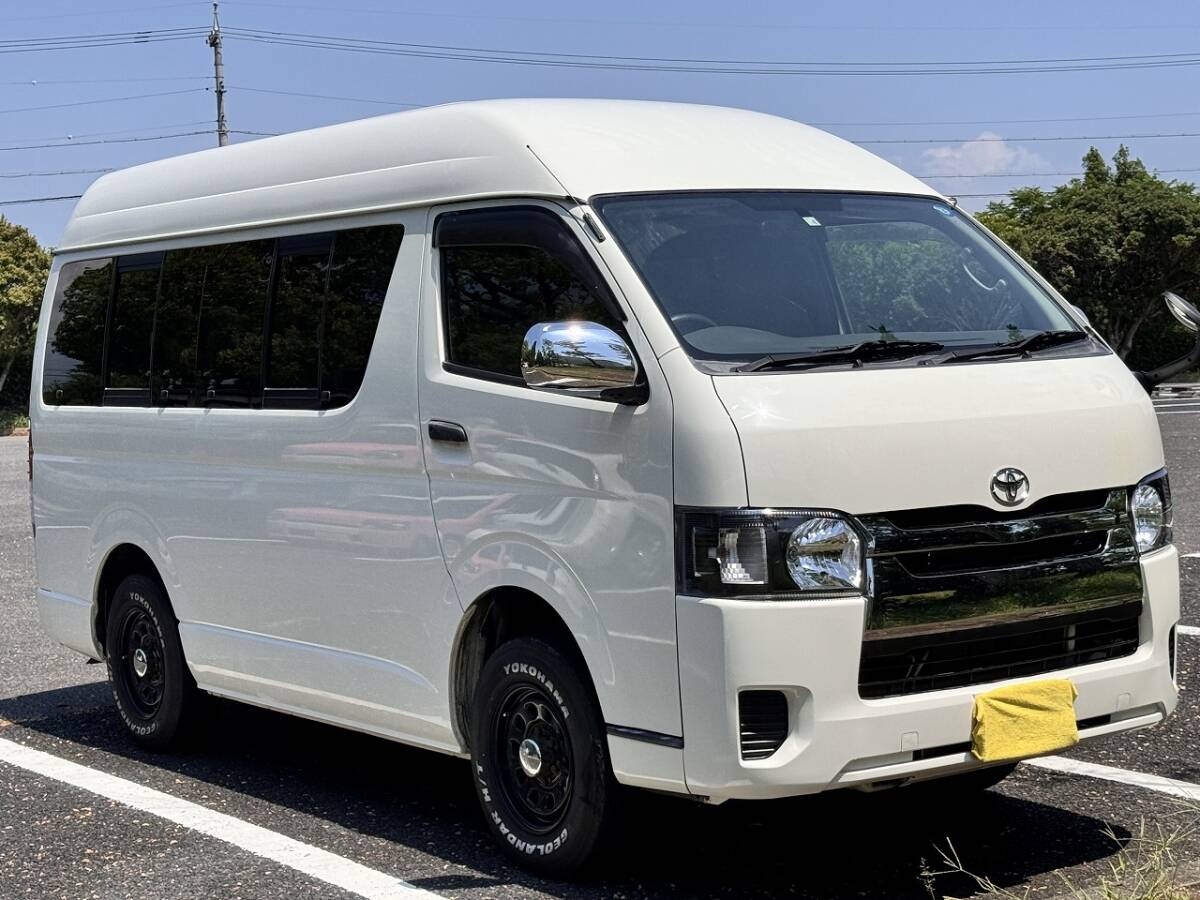 即決値引可 実走8.2万キロ ハイエースバン  ディーゼルターボ4WD  リアクーラーヒーター DPR無し!キャンピング、トランポベースに拍卖
