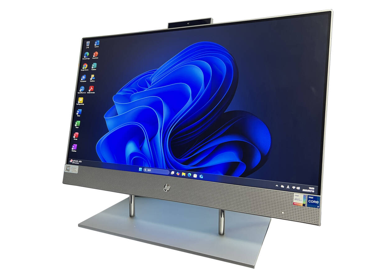 超美品 高年式第11世代Core i7-1165G7 メモリ16GB+新SSD512GB+HDD2TB タッチパネル23.8インチ一体型PC Win11/Office2021Pro/HP 24-dp1070jp拍卖
