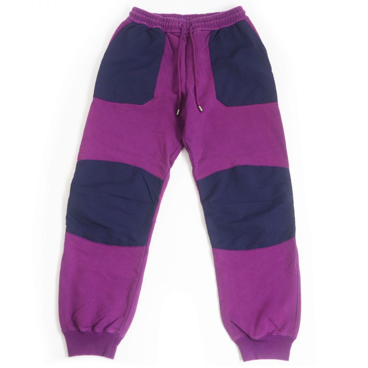 【ドンドン見直し】美品□グッチ×ザ・ノースフェイス 671463 ロゴプリント ナイロン切替 スウェットパンツ パープル XS 伊製 正規品拍卖