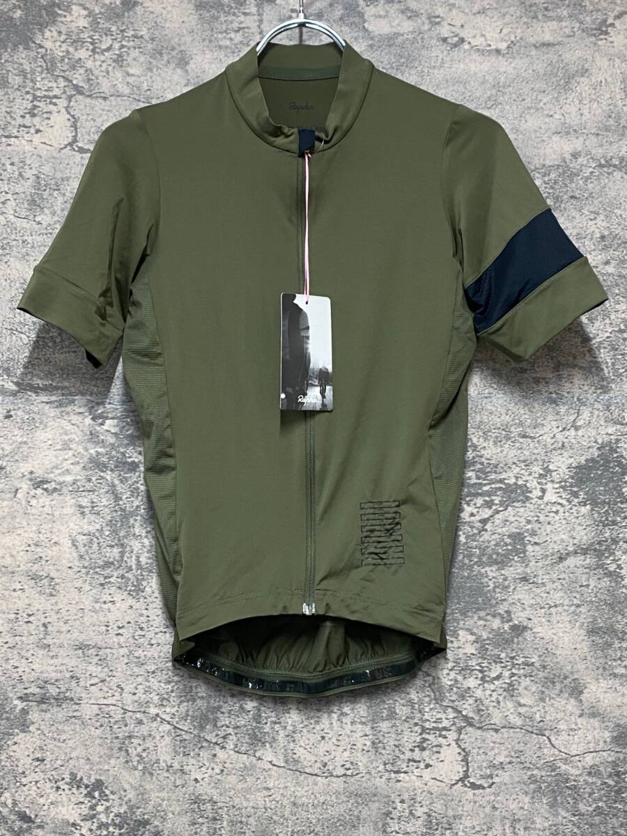 JE251 ラファ Rapha PRO TEAM TRAINING JERSEY 半袖 サイクルジャージ ダークグリーン XS拍卖