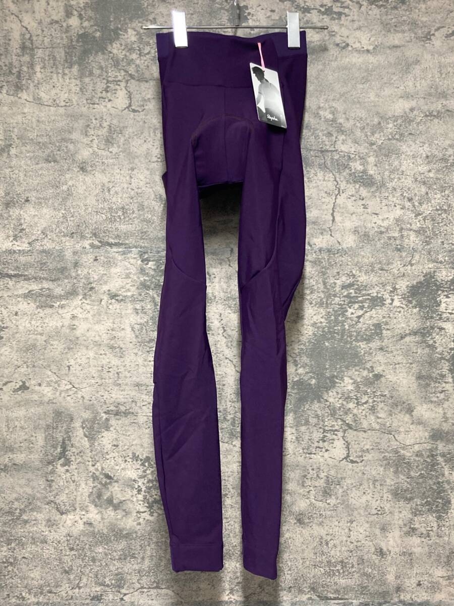 JE290 ラファ Rapha WOMEN'S CLASSIC WINTER TIGHTS WITH PAD レーサータイツ パープル レディース XXS 裏起毛拍卖