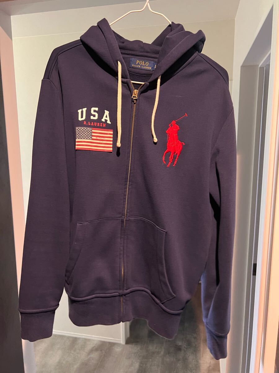 RALPH LAUREN/ラルフローレン/ZIPパーカー/ジップパーカー/アメカジ/ストリート/スウェット/New York/ニューヨーク/NY/ZIPフーディー/NY拍卖