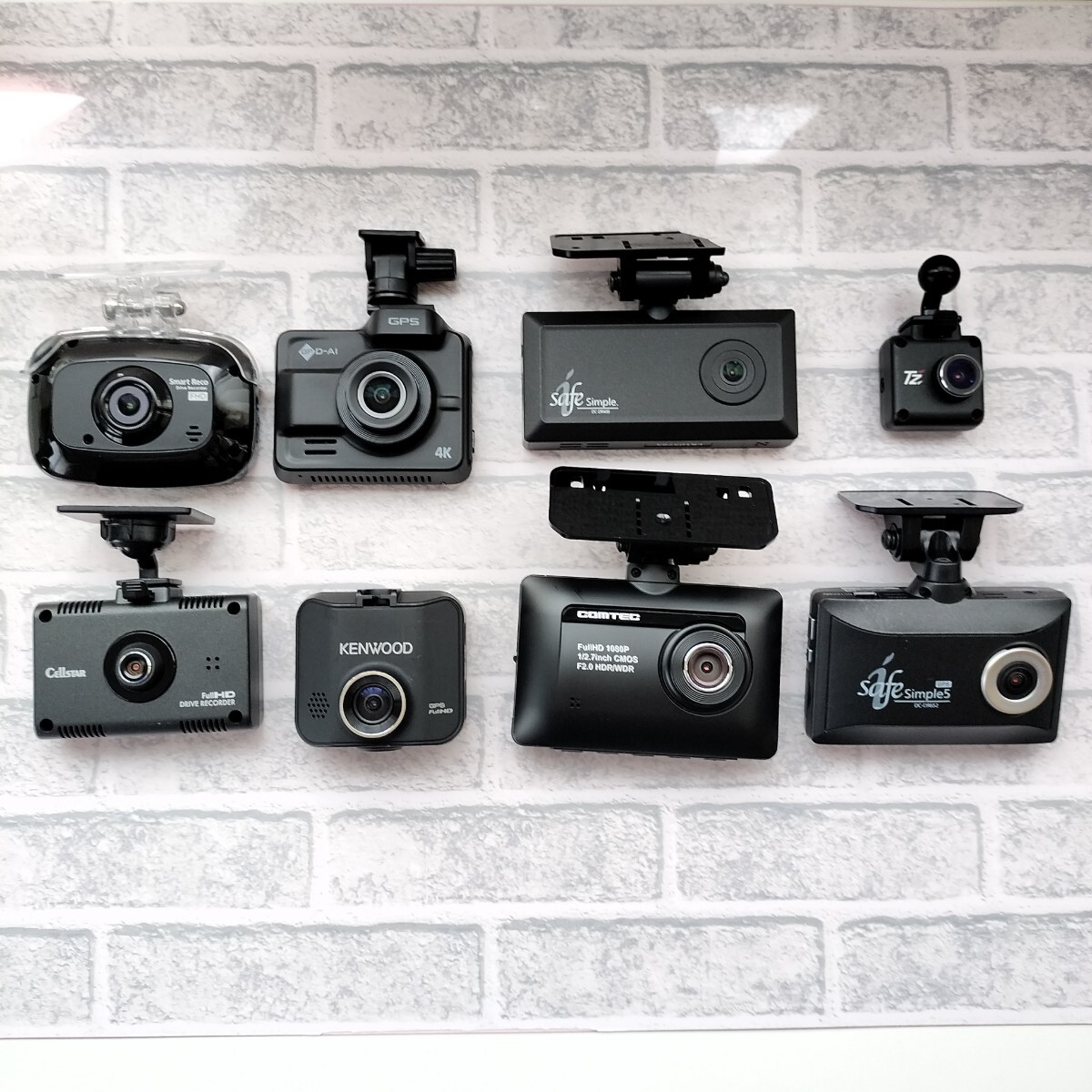 ☆8台セット/cellstar/KENWOOD/COMTECなど/ドライブレコーダー/ドラレコ☆A2507-3拍卖