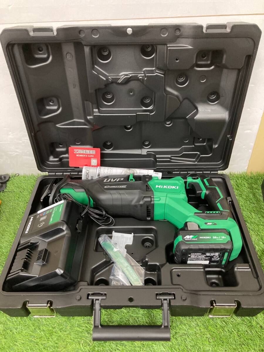 【中古品】★HiKOKI(ハイコーキ) マルチボルト 36V 充電式セーバソー CR36DA(XPZ) フルセット IT7GCXQ55PJO拍卖