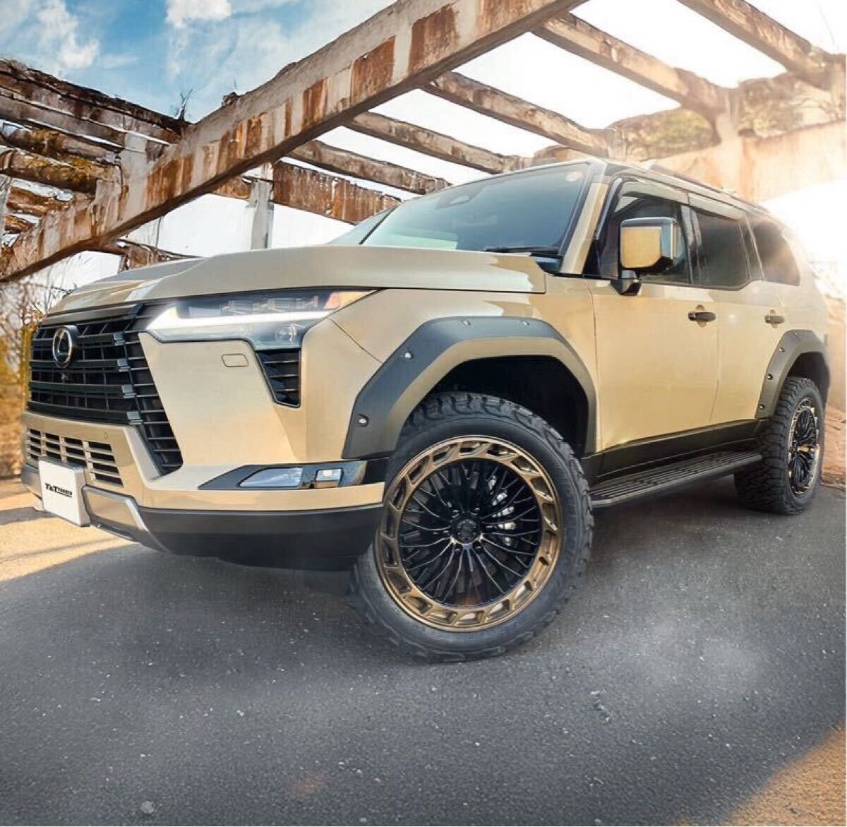 23インチ 4本セット T&T forged 鍛造ホイール レクサス 全車種に対応 GX550 ランクル250 ランクル300 LX600 RX 等にオーダーで作製拍卖