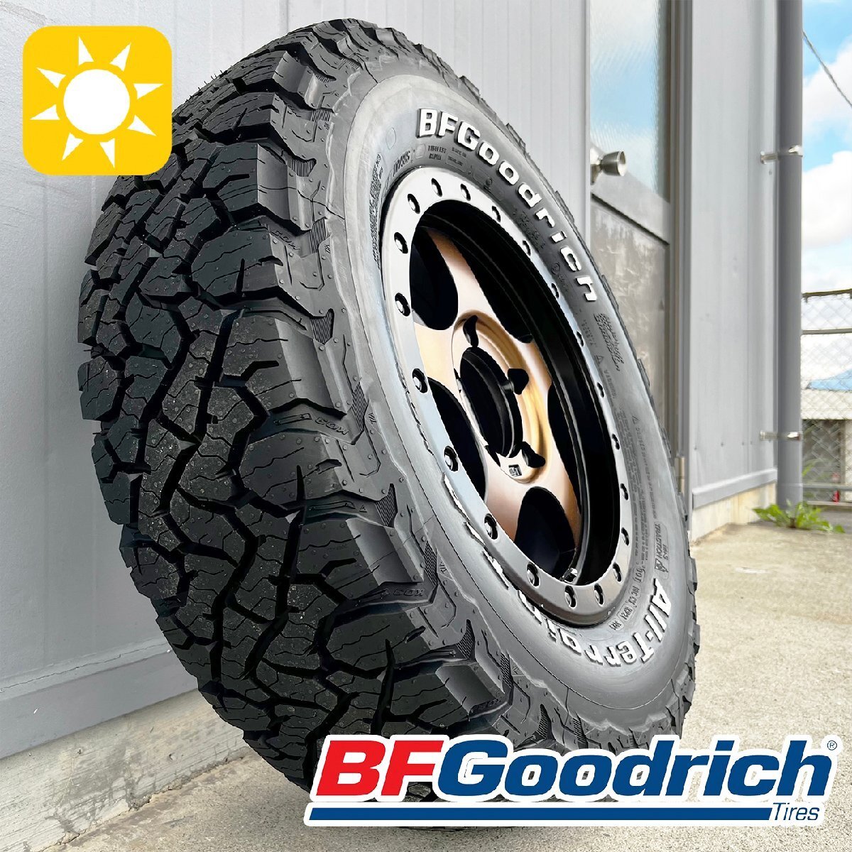 【リフトアップ必須】ジムニー 16インチ JB64 JB23 BF Goodrich T/A KO3 215/70R16 225/70R16 225/75R16 BDX05 タイヤホイールセット拍卖