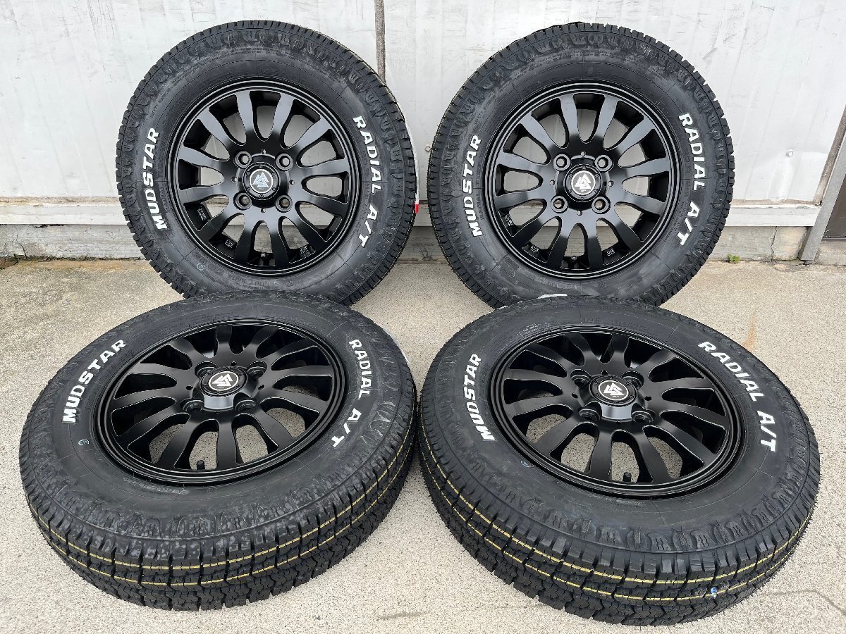 軽自動車 クリッパー キャリィ タイヤホイールセット マッドスター ラヂアル AT 145/80R12 MUD-Xⅱ 12インチ拍卖