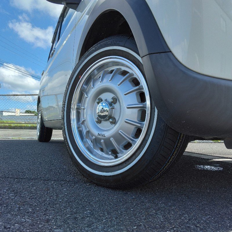軽用 軽自動車 新品 タイヤホイール 4本セット ホワイトリボン NANKANG RX615 155/65R14 バウンティーコレクション NOEL ノエル拍卖