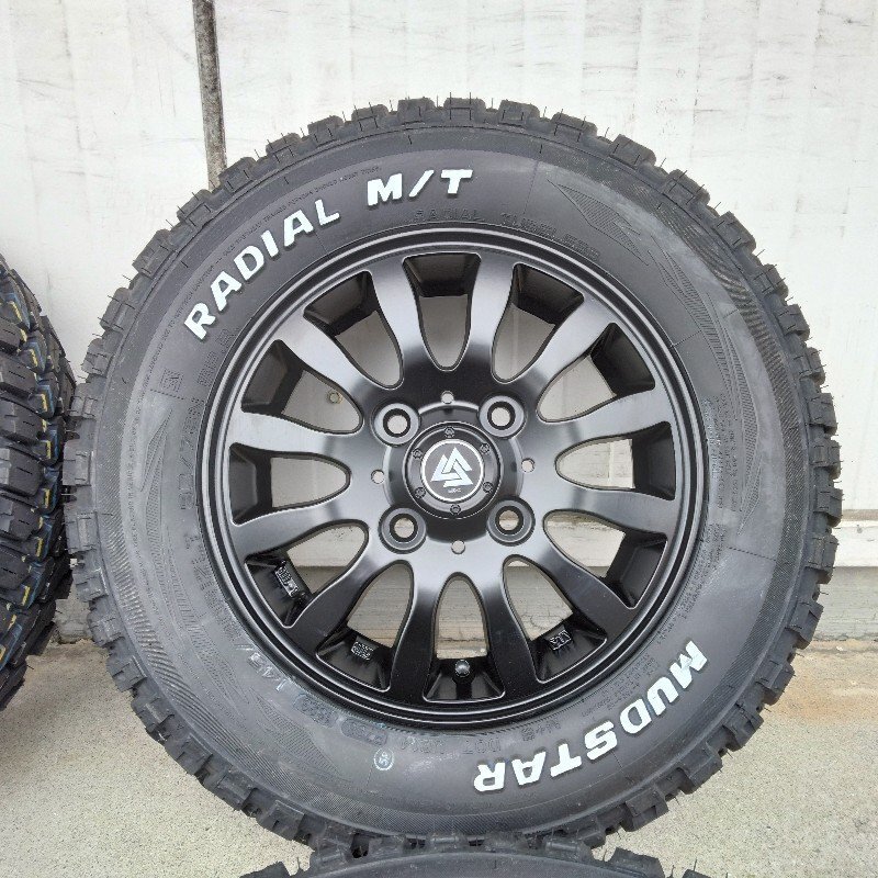 車検対応 145/80R12 ハイゼット アクティ アトレー キャリイ 12インチ タイヤホイールセット MUDSTAR Radial MT ホワイトレター MUD-Xii拍卖